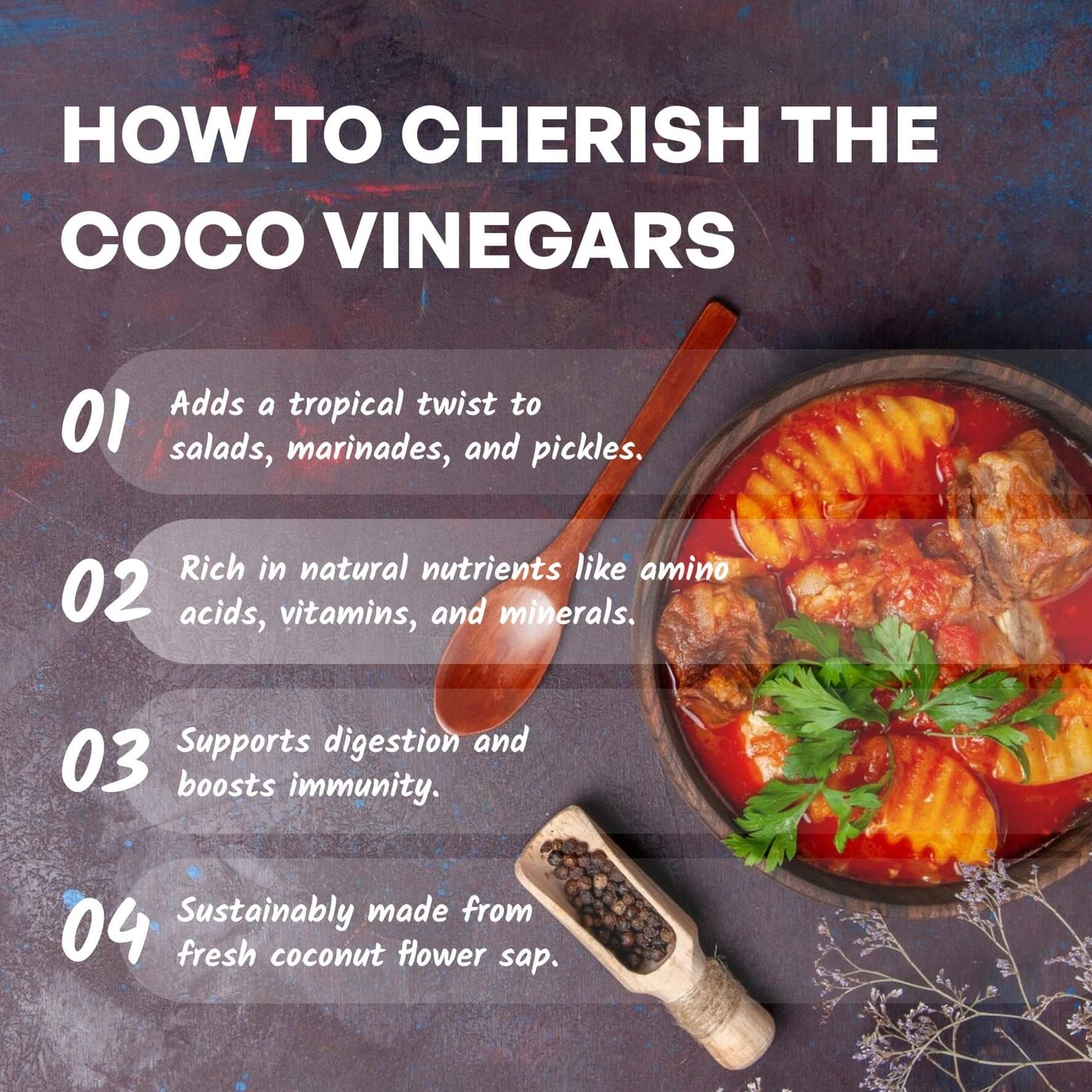 Coconut Flower Cider Vinegar - Red Chilli