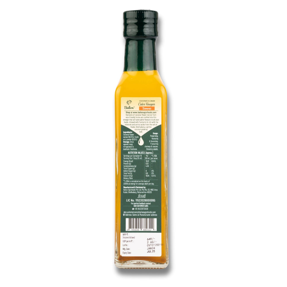 
                  
                    Coconut Flower Cider Vinegar - Turmeric
                  
                