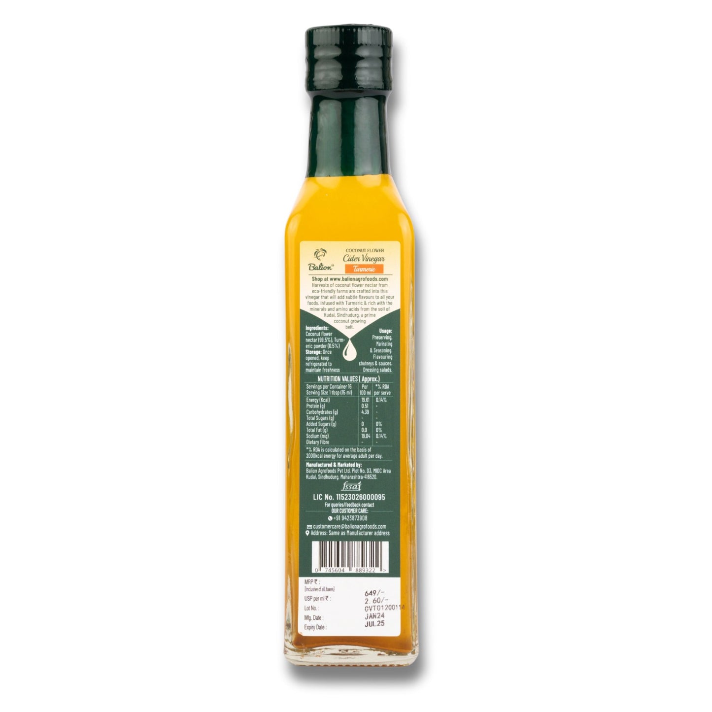 
                  
                    Coconut Flower Cider Vinegar - Turmeric
                  
                