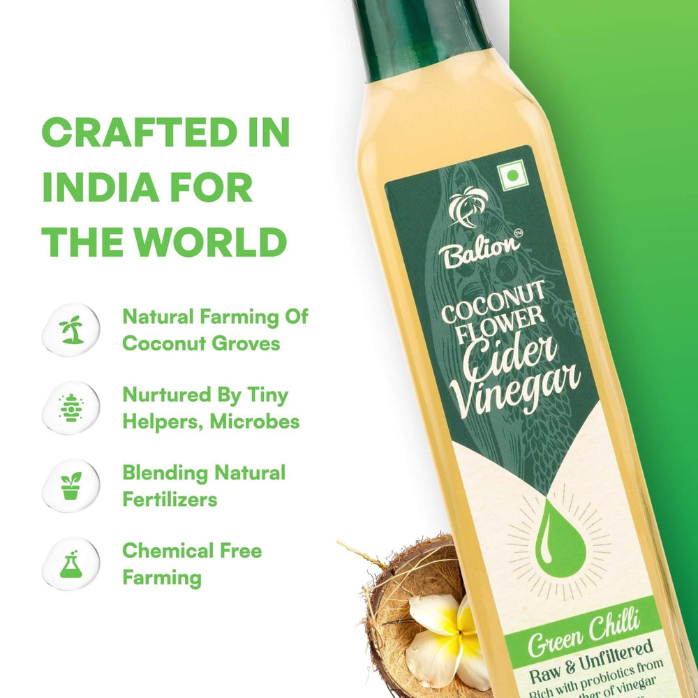 
                  
                    Coconut Flower Cider Vinegar - Green Chilli
                  
                