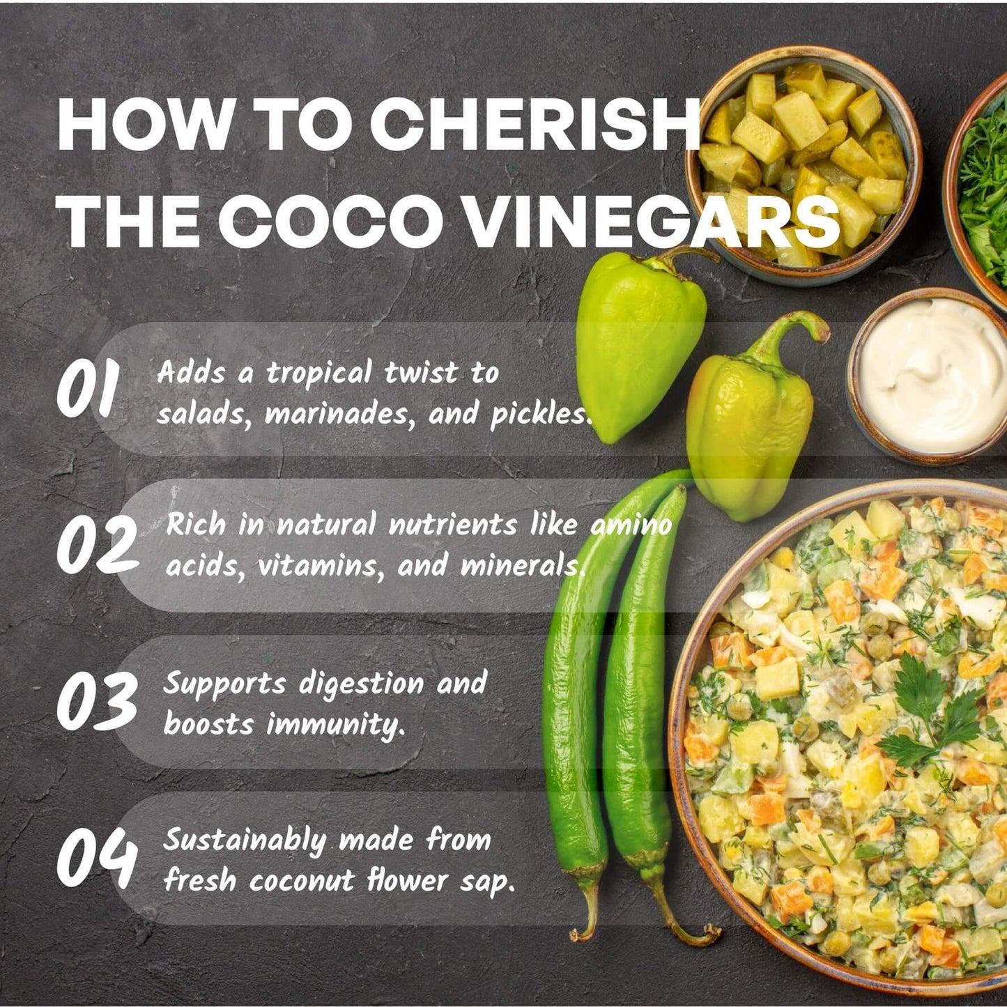
                  
                    Coconut Flower Cider Vinegar - Green Chilli
                  
                