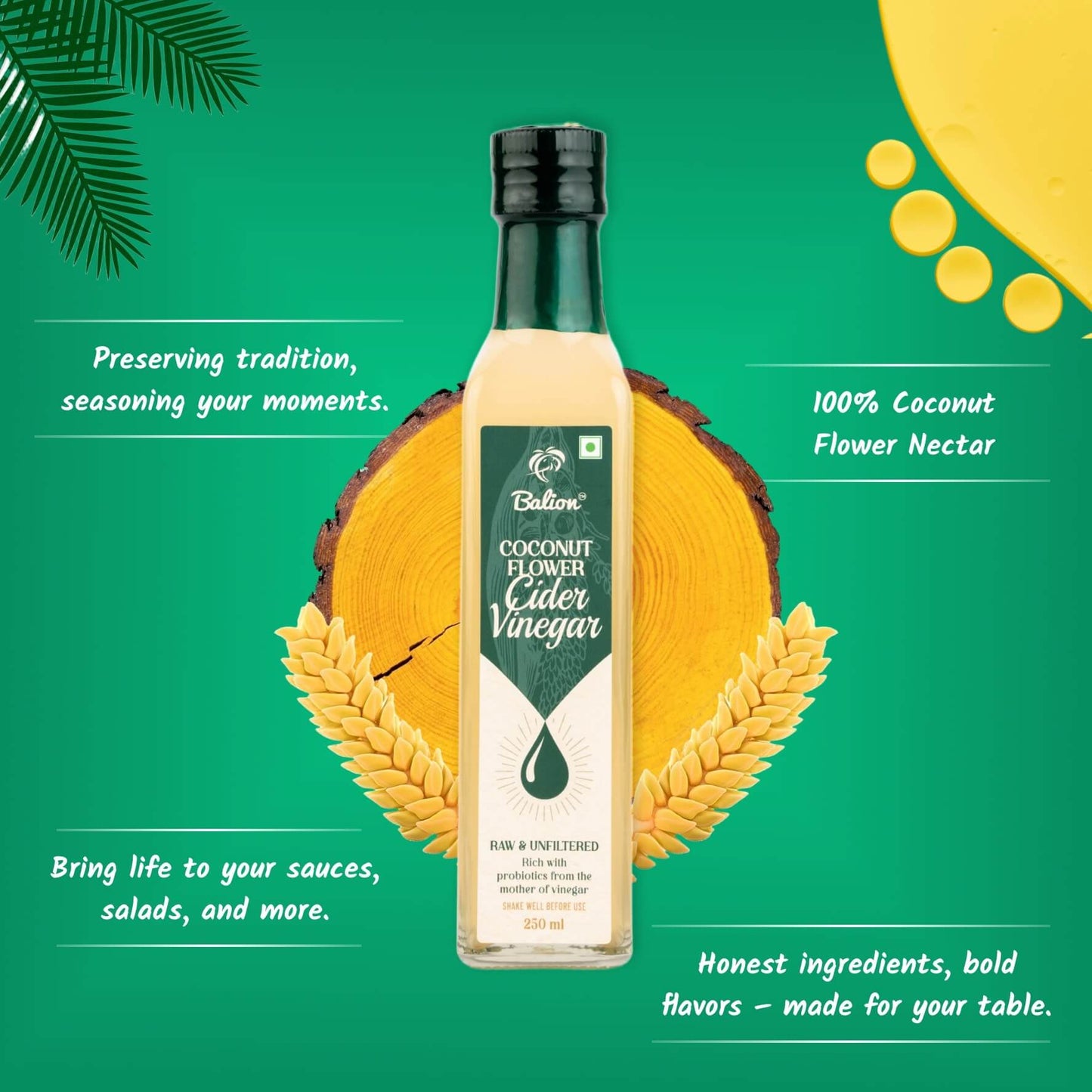 
                  
                    Coconut Flower Cider Vinegar
                  
                