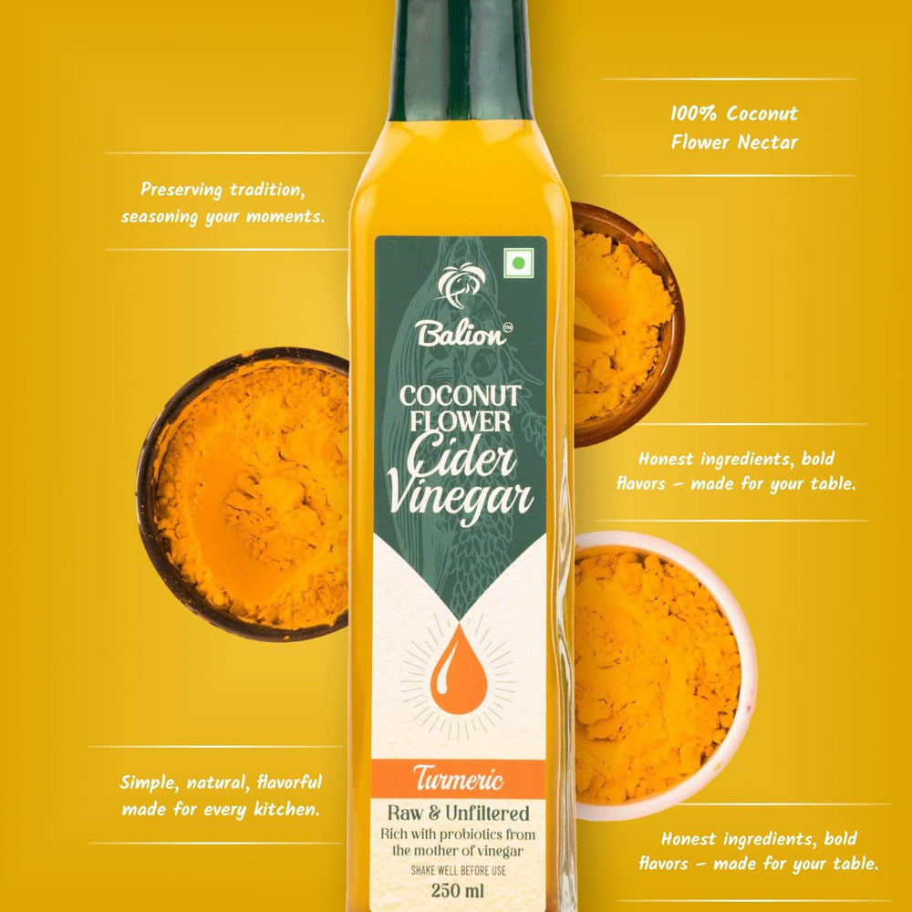 
                  
                    Coconut Flower Cider Vinegar - Turmeric
                  
                