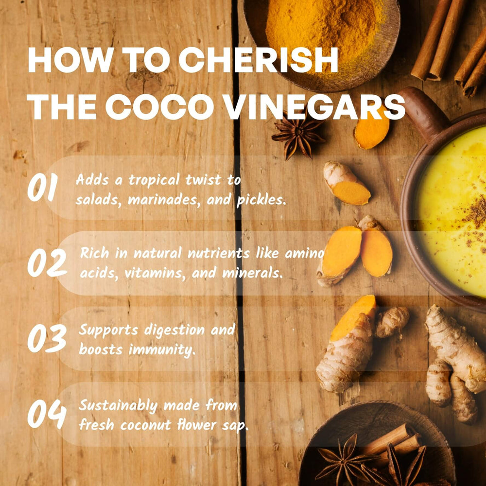 
                  
                    Coconut Flower Cider Vinegar - Turmeric
                  
                